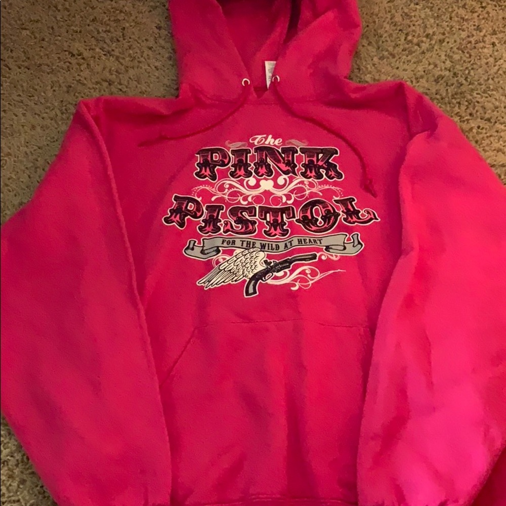NWOT Miranda Lambert Pink Pistol Hoodie Size L